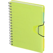 Ежедневник недатированный Bright Colours на спирали,  А5, 272 стр., ЛАЙМ