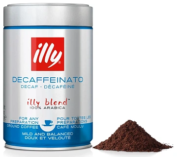 Кофе Illy без кофеина молотый, 250г