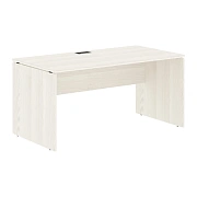 Стол прямой EDST 1580 Ясень Траун/Черный 1560х800х750 EDIS