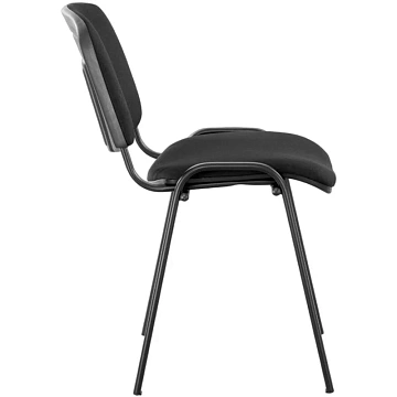 Стул UA_EChair Rio(ИЗО/ISO) черн, ткань черная С-11