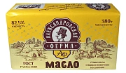 Масло сливочное Александровская ферма ГОСТ 82.5%, 380г