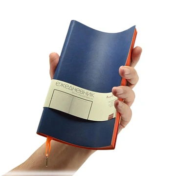 Ежедневник недатированный А5 Mercury темно-синий 272 стр. 3-435/08