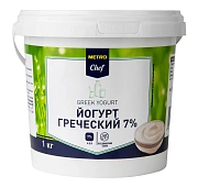 Йогурт Metro Chef греческий, 7%, 1кг