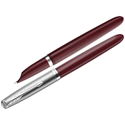 Ручка перьевая Parker '51 Burgundy CT' черная, 0,8мм, подарочная упаковка