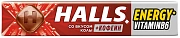 Карамель леденцовая Halls с кофеином, витамином В6 и вкусом колы, 25г