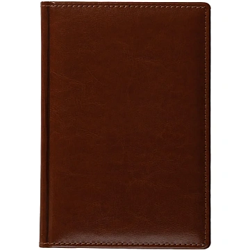 Ежедневник недатированный коричн, А5, 148x218, 352стр, Agenda