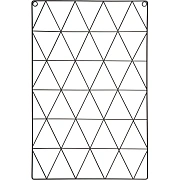 Доска органайзер-решетка Attache 36x55см черная, 3 зажима в наб