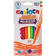 Фломастеры неоновые Carioca 'Neon', 08цв., смываемые, картон, европодвес