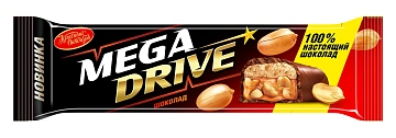 Шоколад молочный Mega Drive арахис-нуга-карамель, 47г