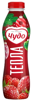 Йогурт питьевой Чудо Клубника-земляника 1.9%, 680г