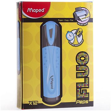 Текстовыделитель Maped 'Fluo Pep s Classic' голубой, 1-5мм