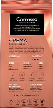 Кофе молотый Coffesso Crema, 250г