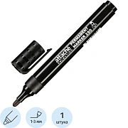 Маркер перманентный Attache Selection 250 черный 1-3мм кругл. наконечник