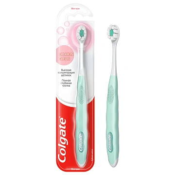 Зубная щетка Colgate Cushion Clean мягкая, розовая