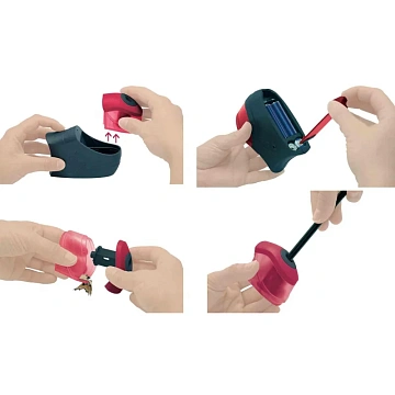 Точилка MAPED TURBO TWIST электрич., 1отв, съемный контейнер