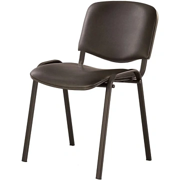 Стул UA_EChair Rio(ИЗО/ISO) черн, к/з черный V-4