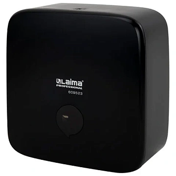 Диспенсер для полотенец LAIMA PROFESSIONAL PREMIUM BLACK (Система H3), V-сложения, черный, ABS-пластик, 609523