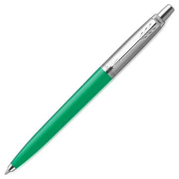 Ручка шариковая PARKER 'Jotter Orig Green', корпус зеленый, нержавеющая сталь, блистер, синяя, 2076058