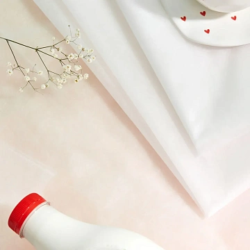 Скатерть одноразовая Luscan, 110х140см, белая