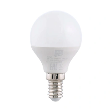 aro Лампа светодиодная E14 3000K Led 6Вт шар