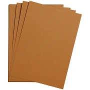 Цветная бумага 500*650мм, Clairefontaine 'Etival color', 24л., 160г/м2, табак, легкое зерно, 30%хлоп