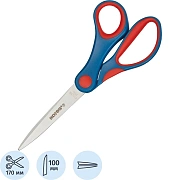 Ножницы Kores Softgrip 170 мм с пласт.прорезин.анатом.руч.цв.вассорт