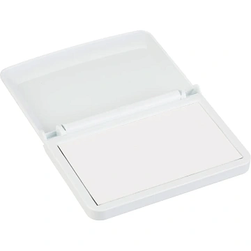 Подушка штемпельная настольная Make1 белая 9х5см