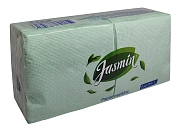 Салфетки бумажные Jasmin салатовые однослойные, 250шт