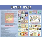 Информационный стенд-плакат Охрана труда 920х800 мм