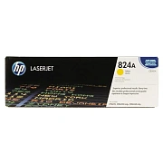 Картридж лазерный HP (CB382A) ColorLaserJet CP6015 и другие, №824A, желтый, оригинальный, ресурс 210