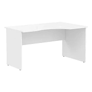 Стол прямой Skyland Imago СА-2, эргономичный, правый, белый, 1400х900(720)х755мм