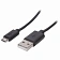 Кабель USB 2.0 – micro USB, 1 м, SONNEN, медь, для передачи данных и зарядки, черный, 513115