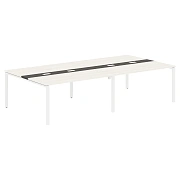 Конференц стол EUCT 3116 Ясень Траун/Белый 3126х1606х750 EDIS