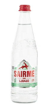 Вода Sairme минеральная лечебно-столовая газированная, 500мл