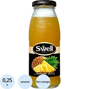 Сок Swell Ананас с мякотью, стекло 0,25л