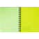 Бизнес-тетрадь А5,96л,кл,спир,пластик,тон.бл. Attache Bright colours Лайм