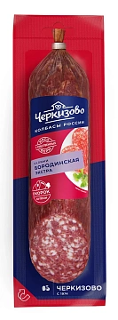 Колбаса Черкизово бородинская экстра сырокопченая, 200г
