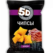Чипсы 5d Бекон, 45г