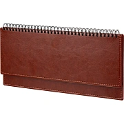 Планинг недатированный ,коричн, 303х150 мм, 120стр,Agenda