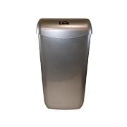 Корзина для мусора Lime 23л, серая, подвесная с держателем мешка, 974231