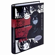 Тетрадь на кольцах А5 175х215 мм, 120 листов, твердый картон, клетка, BRAUBERG, 'Anime Manga', 404715