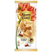 Шоколад белый Alpen Gold Миндаль-кокос, 80г