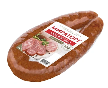 Колбаса Мираторг Краковская полукопченая, 330г