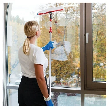 Насадка-шубка для мытья окон VILEDA 'Эволюшн', микрофибра, ширина 35 см (к щетке 602099), 500207