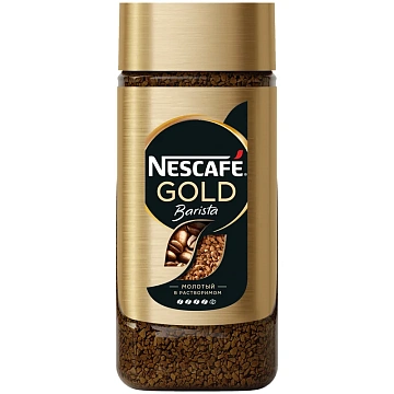 Кофе Nescafe Gold Barista Style раств.с молот.85г стекло