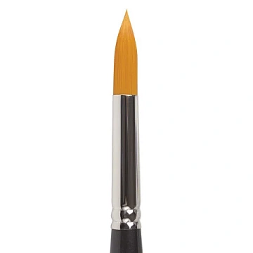 Кисть художественная проф. BRAUBERG ART CLASSIC, синтетика жесткая, круглая, № 10, короткая ручка, 2