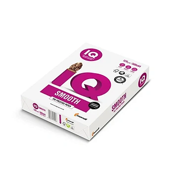 Бумага IQ 'Smooth', А4, 120г/м2, 500л., 170%