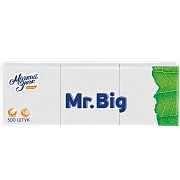 Салфетки сервировочные Мягкий Знак Mr. Big 24х24см, белые, 1 слой, 500шт