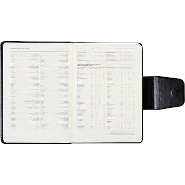 Ежедневник недатированный A5, Prestige черный, 160 л. 3-352/01