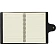 Ежедневник недатированный Fluid Attache Selection бирюз 140х200 мм,192с